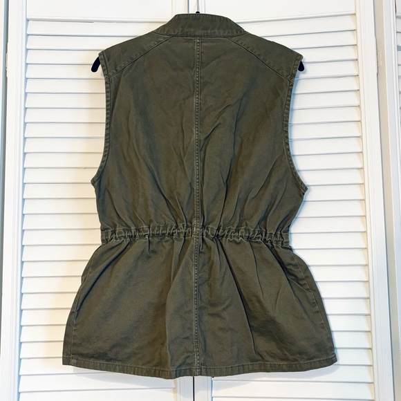 Per Se Olive Green Army Vest Size Large L - Picture 3 of 5